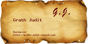 Grath Judit névjegykártya